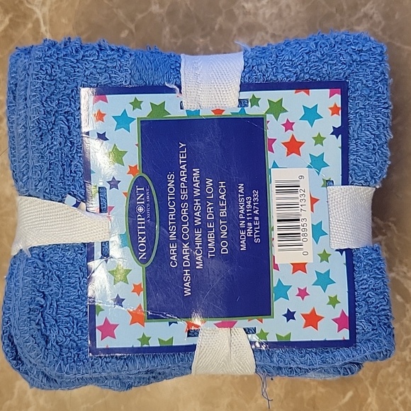 Northpoint Colorful 12x12 Wash Cloths, 12-pak - Picture 6 of 7